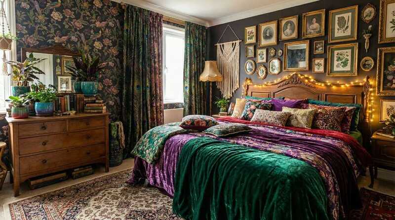 Maximalist Bedroom Design: Bold Patterns and Textures on a Budget