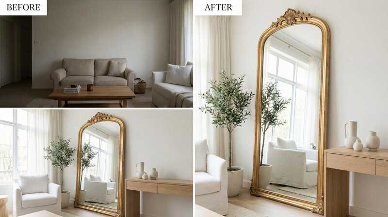 Strategic Mirror Placement: Make Small Spaces Feel Twice as Large