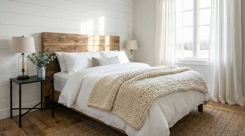 Modern Farmhouse Bedroom Decor on a Budget