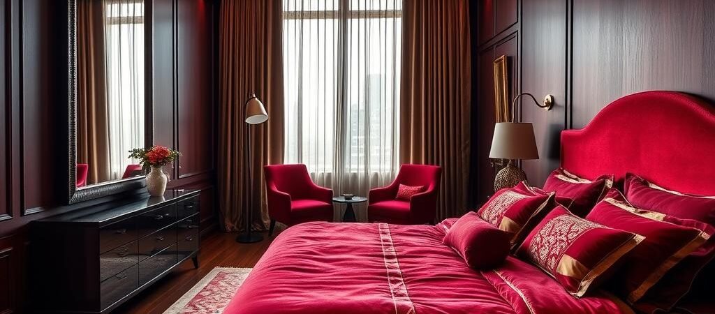 Dark Cherry Red Bedroom Ideas: Bold & Budget-Friendly