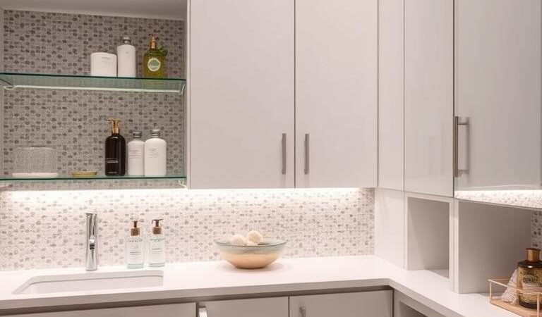 * Bathroom Cabinet Organization to Keep Clutter at Bay: Tips