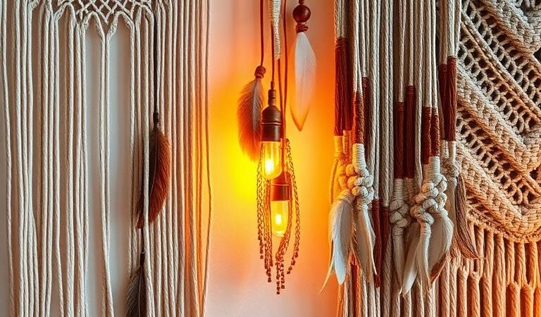 Explore * Bohemian Wall Decor: Macramé and Tapestry Ideas