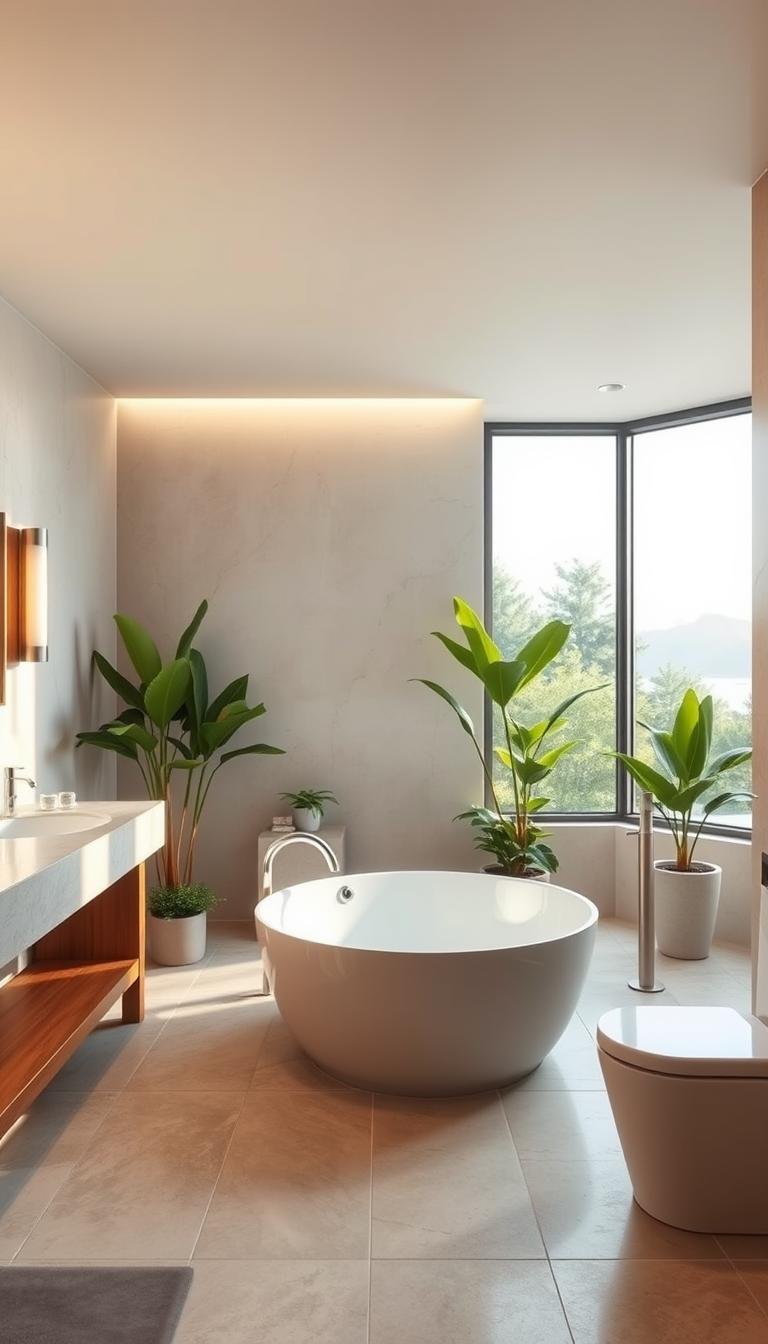 * Calming Minimalist Bathroom Ideas for a Spa-Like Atmosphere: Design Tips
