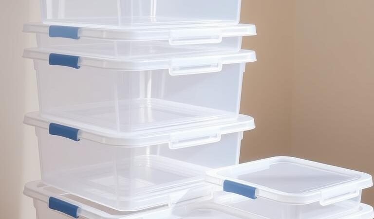 Maximize Space with * Eco-Friendly Organization with Reusable Bins and Labels
