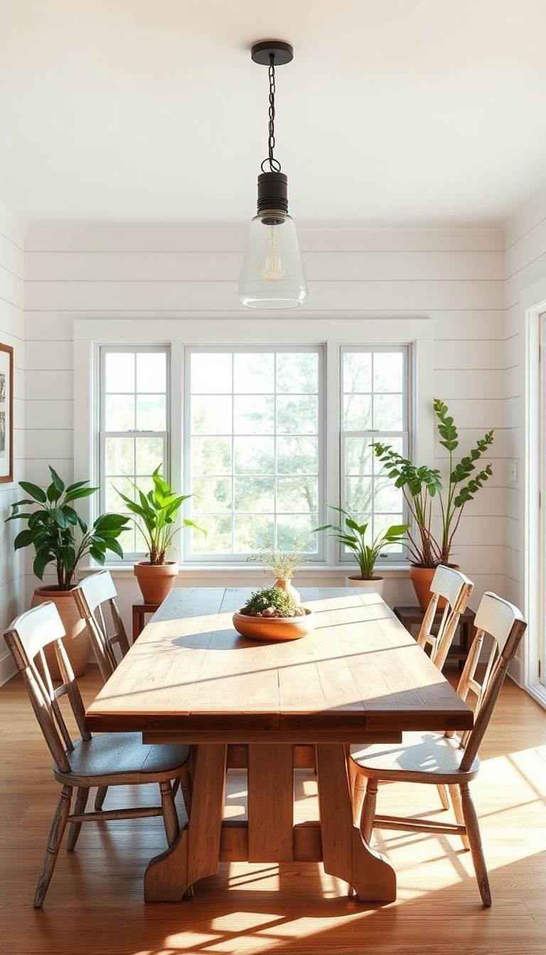 Fresh Farmhouse Dining Room Ideas with Simple Updates