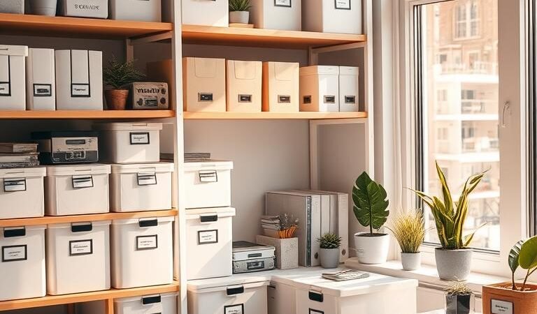 Create a Neatly Organized Home Office with * Labeling Tips
