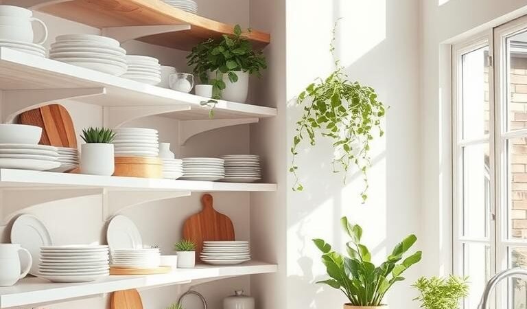 Open Shelving Ideas to Make Small Kitchens Feel Airy