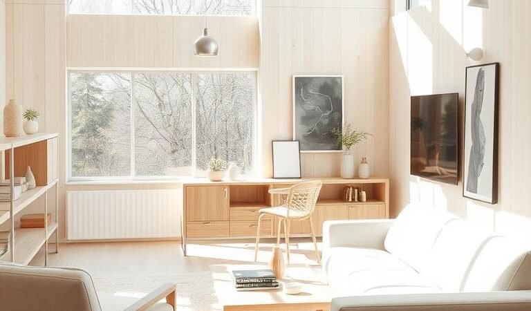 Embracing * Scandinavian Minimalism: Light Wood and Clean Lines
