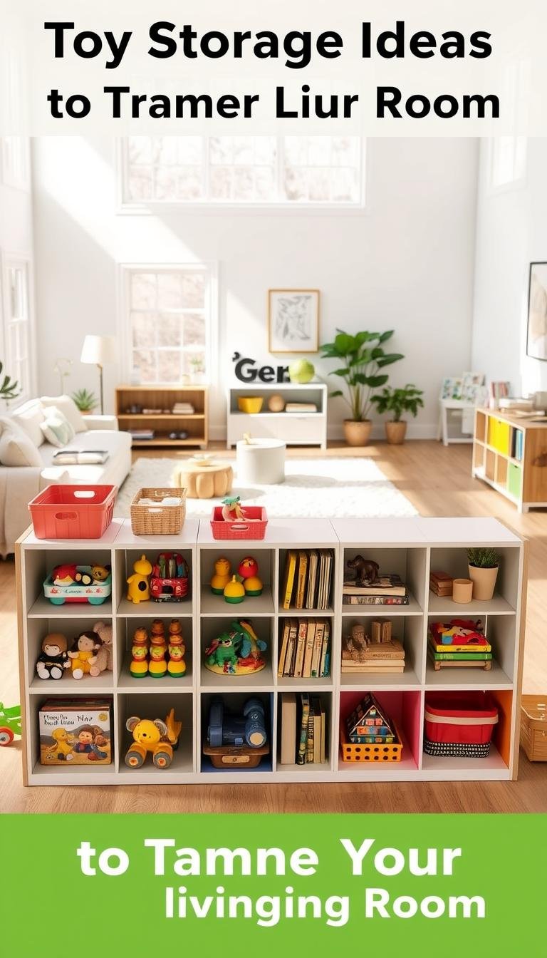 Discover * Toy Storage Ideas to Tame Your Living Room